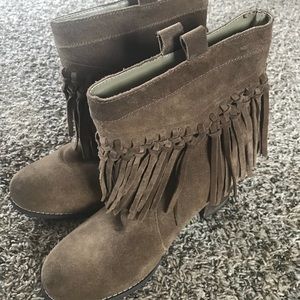 Sbicca Fringe Boots